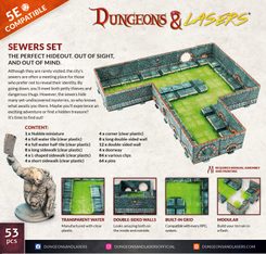Dungeons & Lasers: Sewers Set - The Perfect Hideout. Out of Sight, and out of Mind