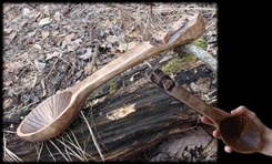 OLD MAN, hand carved spoon