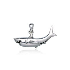 TRIBAL SHARK, silver pendant Ag 925