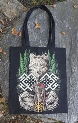 WOLF WARRIOR, cloth bag