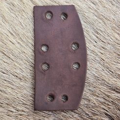 Leather Scale, 1 piece, brown