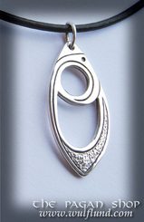 Celtic Necklace, handcrafted silver jewel, XXV