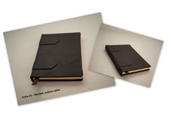 BOOK IN LEATHER CASE, A5, 100 pages