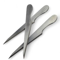 WYRM throwing knives, set of 3, polished