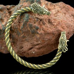 FIANNA, Celtic Deer, bracelet, brass