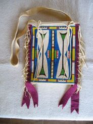 Indian Deerskin Rawhide Bag II
