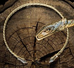 JÖRMUNGANDR, snake, brass torques