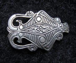 VIKING PIN, Bornholm, Denmark, sterlingsilver 10 g