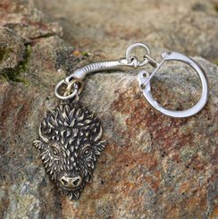 BIZON - TATANKA keychain, zinc