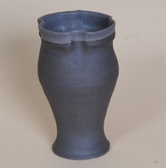 CERAMIC GOBLET, XIII. Century, Pilsen, Bohemia