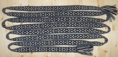 Blue Tablet Woven Belt, 1m