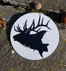 DEER Car Sticker