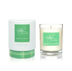 Bog Myrtle and Fresh Mint Votive Candle