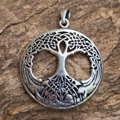 Tree of Life - silver pendant Ag 925