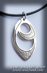 Celtic Necklace, handcrafted silver jewel, XXVII