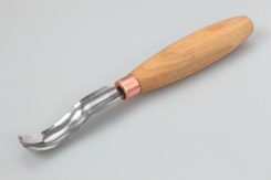 Compact short bent gouge. Sweep №8 (14mm)