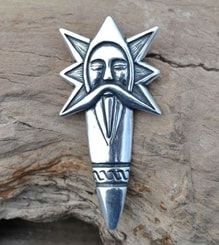 PERUN Slave Dieu, pendentif en argent 925