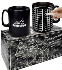 Battleships - 2 mugs and chalk