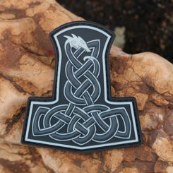 Dragon Thors Hammer Rubber Patch