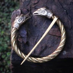 GRIFFIN, fibula - brooch, brass