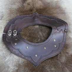 LEATHER COLLAR Fleur de Lis