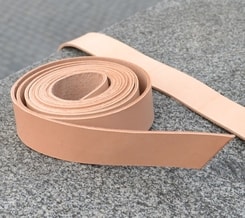 LEATHER BELT STRAP, 1.5 x 140 cm