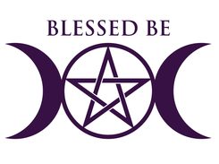 BLESSED BE, Wiccan Car Sticker