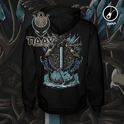 ISAZ Viking Hoodie zipper