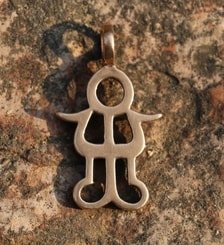 HISTORICAL PENDANT IV, bronze age, bronze