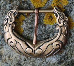 FENRIR Borre style - belt buckle, bronze