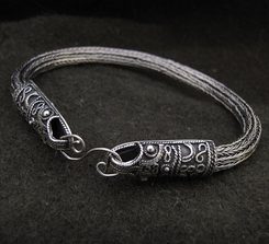 VIKING KNIT, Wikinger, Armband, Silber 925