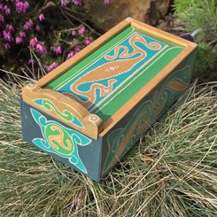 LA TÉNE, Celtic Wooden Box, replica