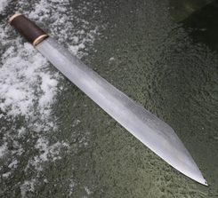 SIGURD, Viking Seax, damascus steel knife