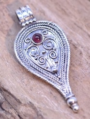 ROMAN PENDANT, II. Century, sterling silver