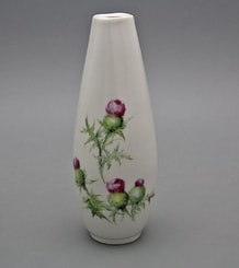 Vase Scottish Thistle, Karlsbad porcelain