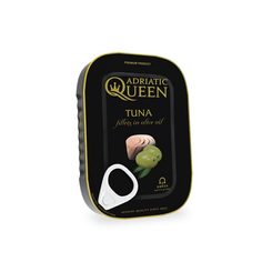Tuna fillets in olive oil 105 g - Adriatic Queen