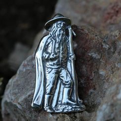 RÜBEZAHL - esprit montagnard, amulette, argent