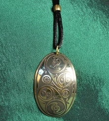 LÍOBHAN, brass necklace, Made in Ireland