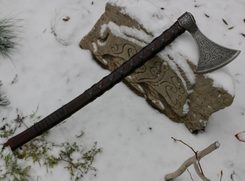 SKJALDBORG, Etched Viking Axe