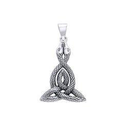 CELTIC SNAKE PENDANT, silver, Ag 925