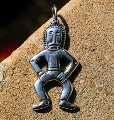 MAN from Martynivka Treasure, silver pendant