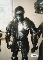 CUSTOM MADE SUIT OF ARMOUR, plate armor, 1.5 mm