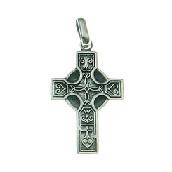 CELTIC CROSS, silver pendant Ag 925