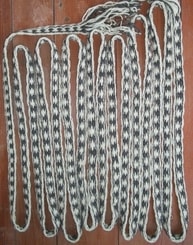 Tablet Woven Belt, fish pattern  1m
