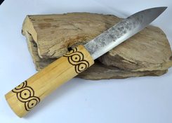 MORAVIA MAGNA, hand forged early medieval knife