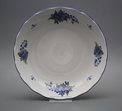 Bowl for compote, Rococo, Forget-me-not