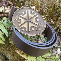 GROMOVITI ZNACI Slavic Leather Belt