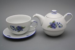 Tea set Duo, forget-me-not