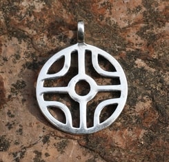 HISTORICAL PENDANT V, bronze age, silver