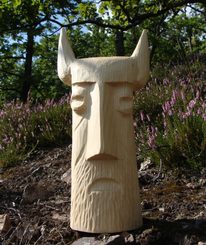 VELES, Slavic God, wooden idol